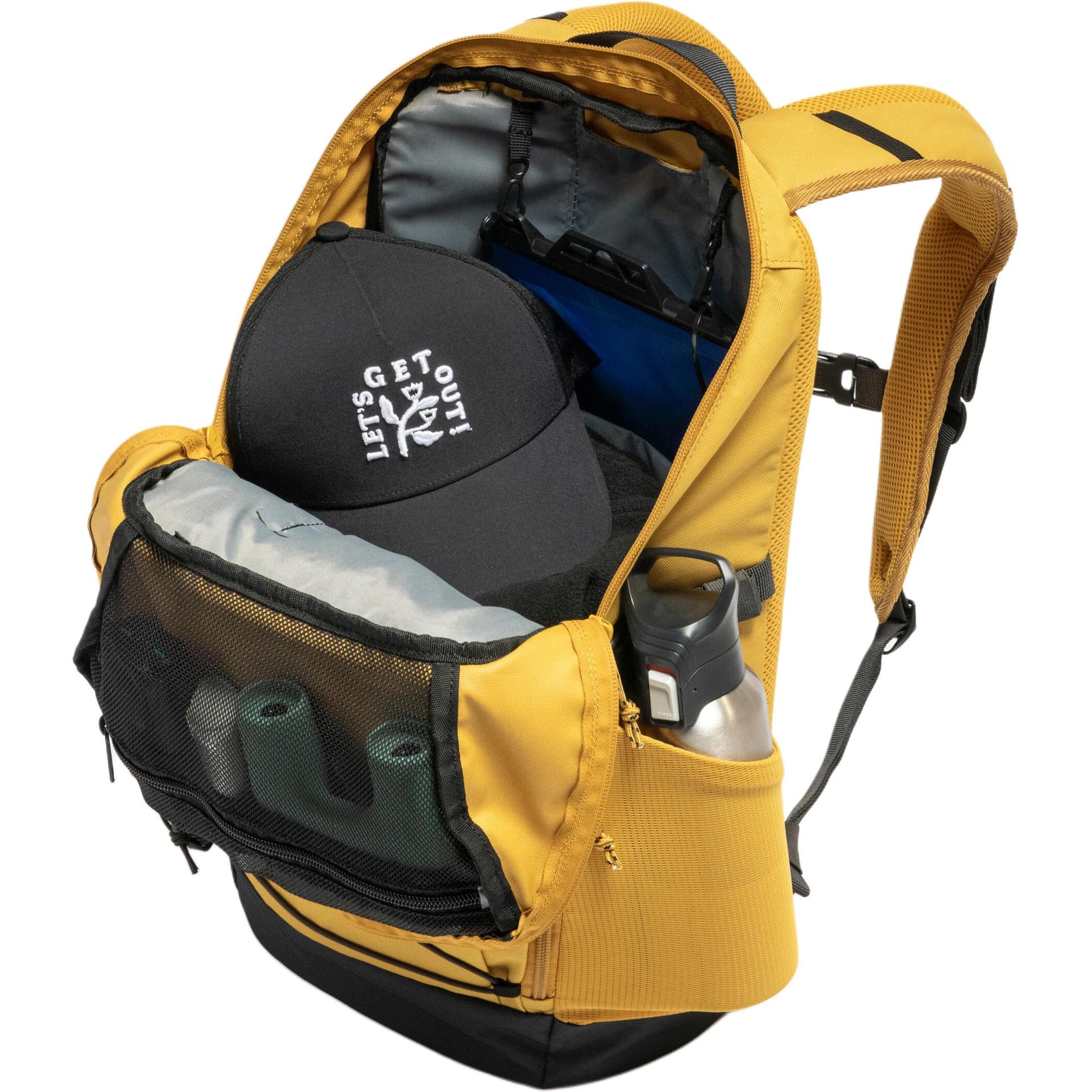 DECATHLON ArpenazQUECHUA 20L Туристические сумки Полиэстер Желтый Унисекс - изображение 4