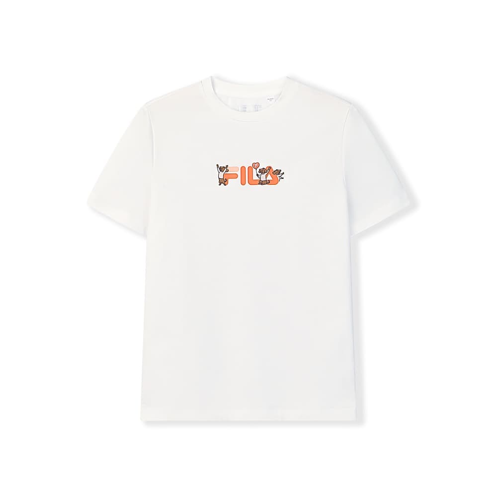 Футболка FILA ORIGINALE T-рубашка Женская Облачный Белый - изображение 1