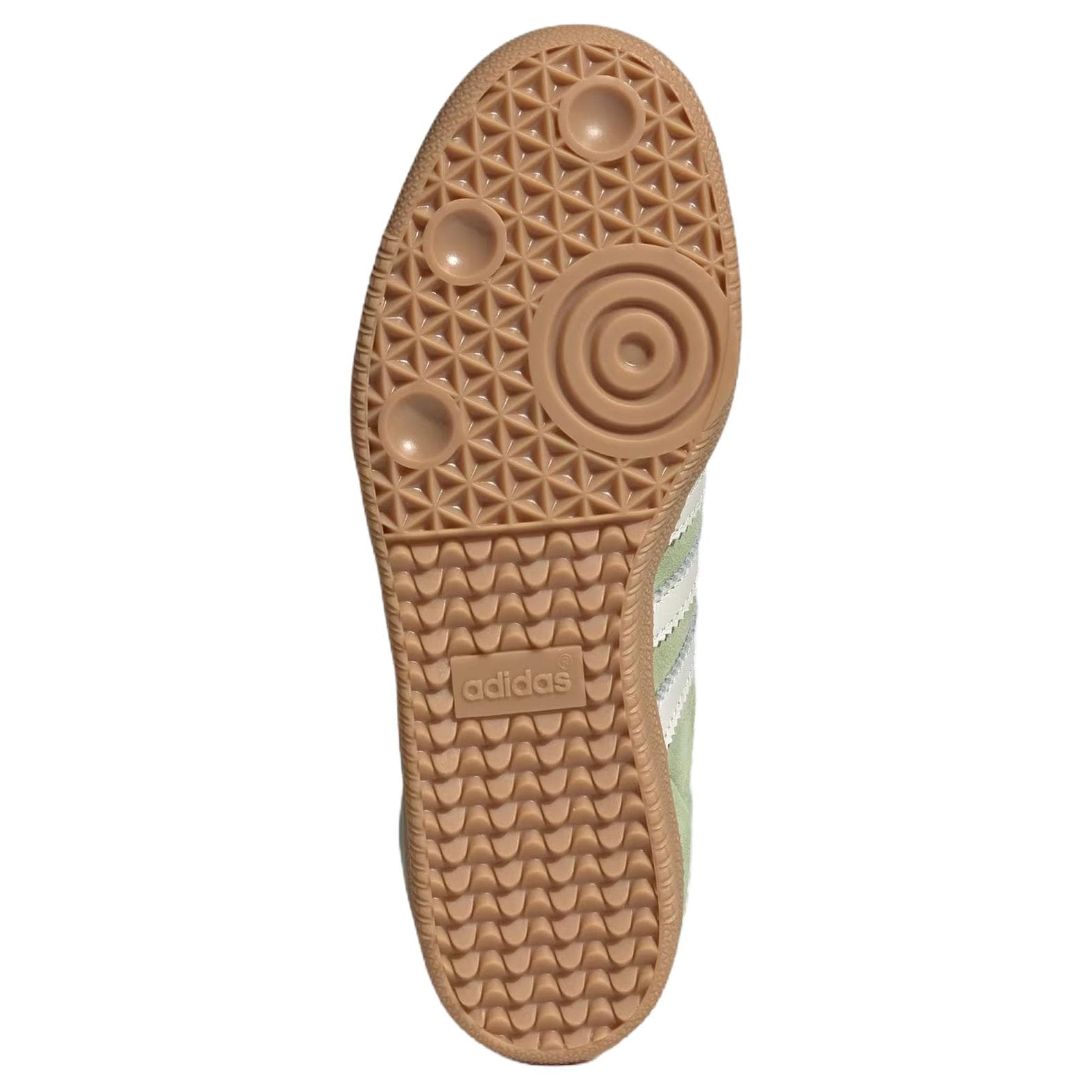 Кроссовки Adidas Originals x Молли Mae Samba Устойчивые к истиранию немецкие армейские кроссовки Женские Лаймово-зеленый - изображение 5