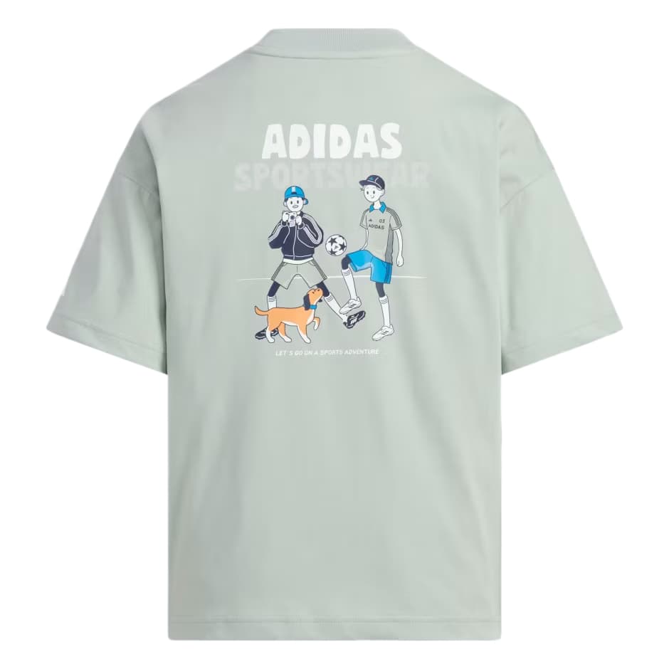 Футболка Adidas Magical Шалфейный Детские Рубашки - изображение 2