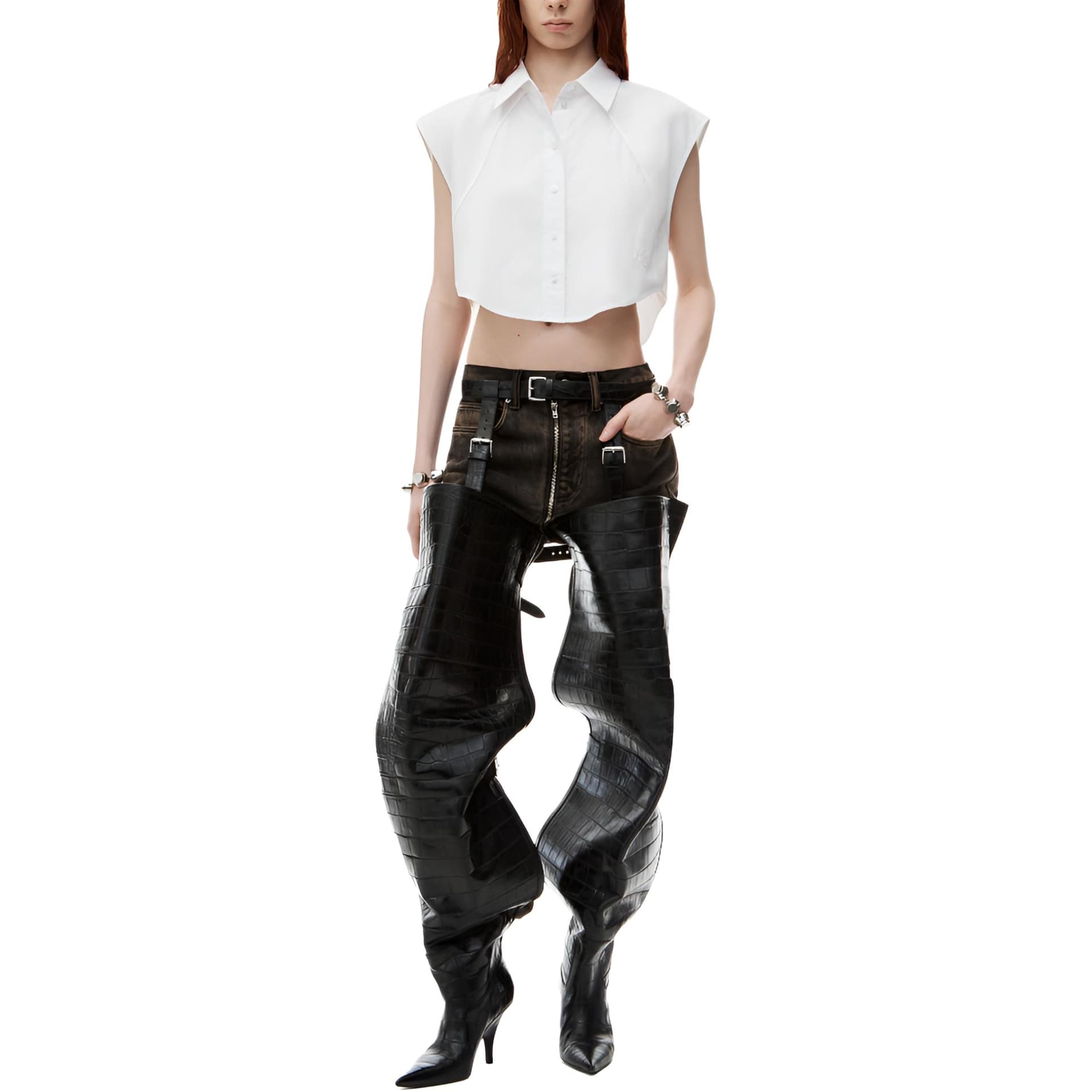 Блузка alexander wang FW24 - изображение 2