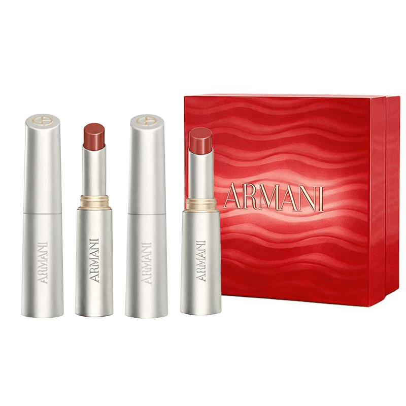 GIORGIO ARMANI Лимитированная коробка с блеском для губ Prisme 2,1 г + 2,1 г - изображение 1