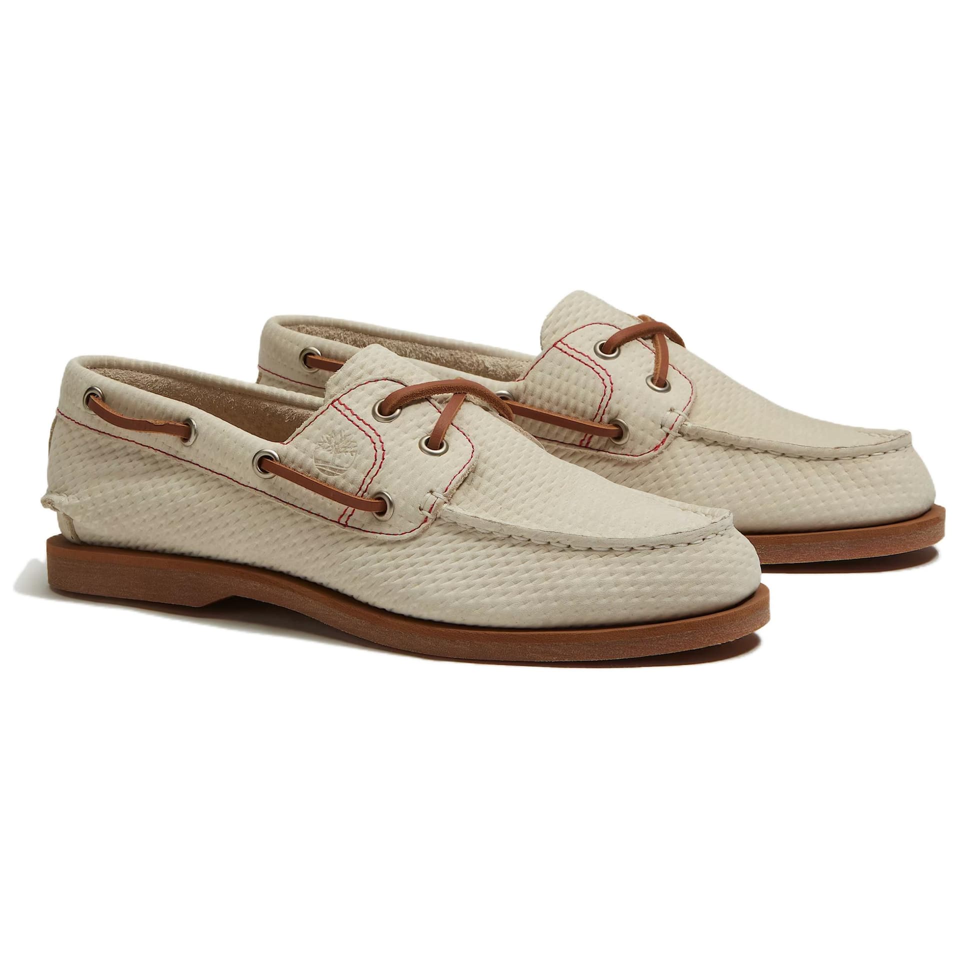 Timberland Classic Boat Кожа Топсайдеры Женские Экрю - изображение 5