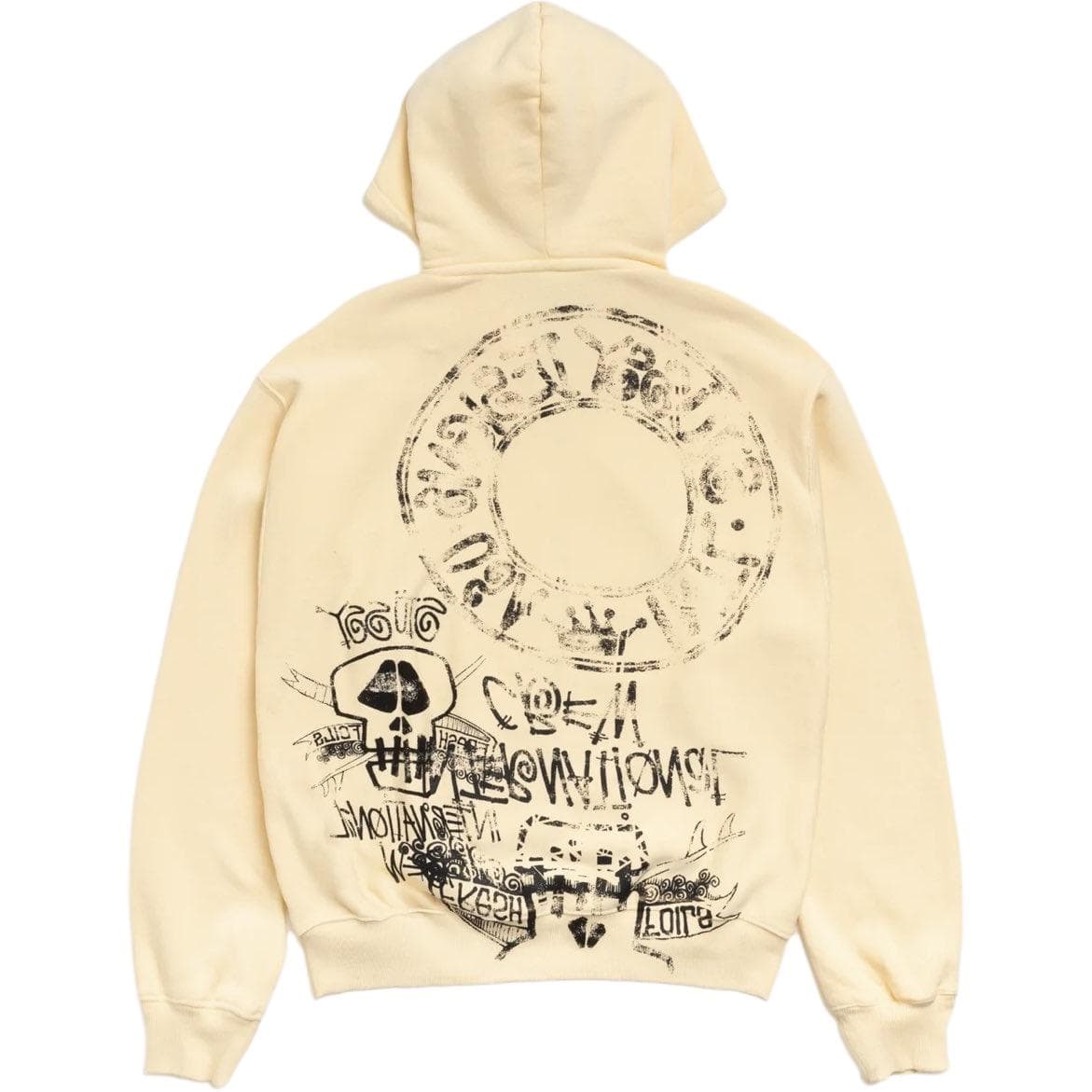 Худи Stussy SS26 SS26 SKULLS ZIP HOODIE PIGMENT DYED - изображение 2