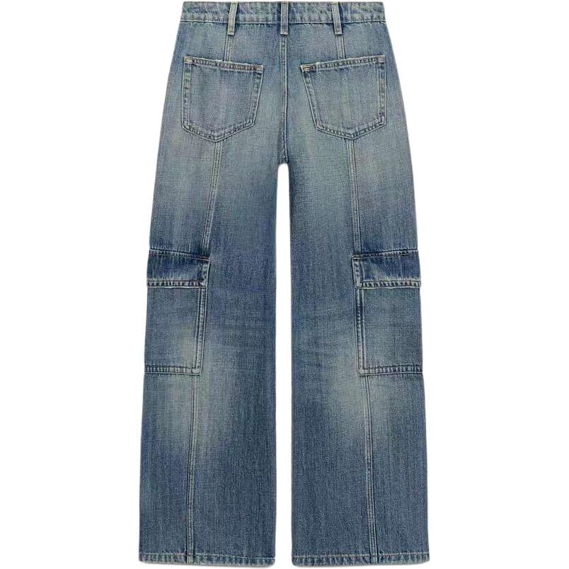 Джинсы ZARA Blue Women's Jeans ZARA Синие Женские Джинсы - изображение 2
