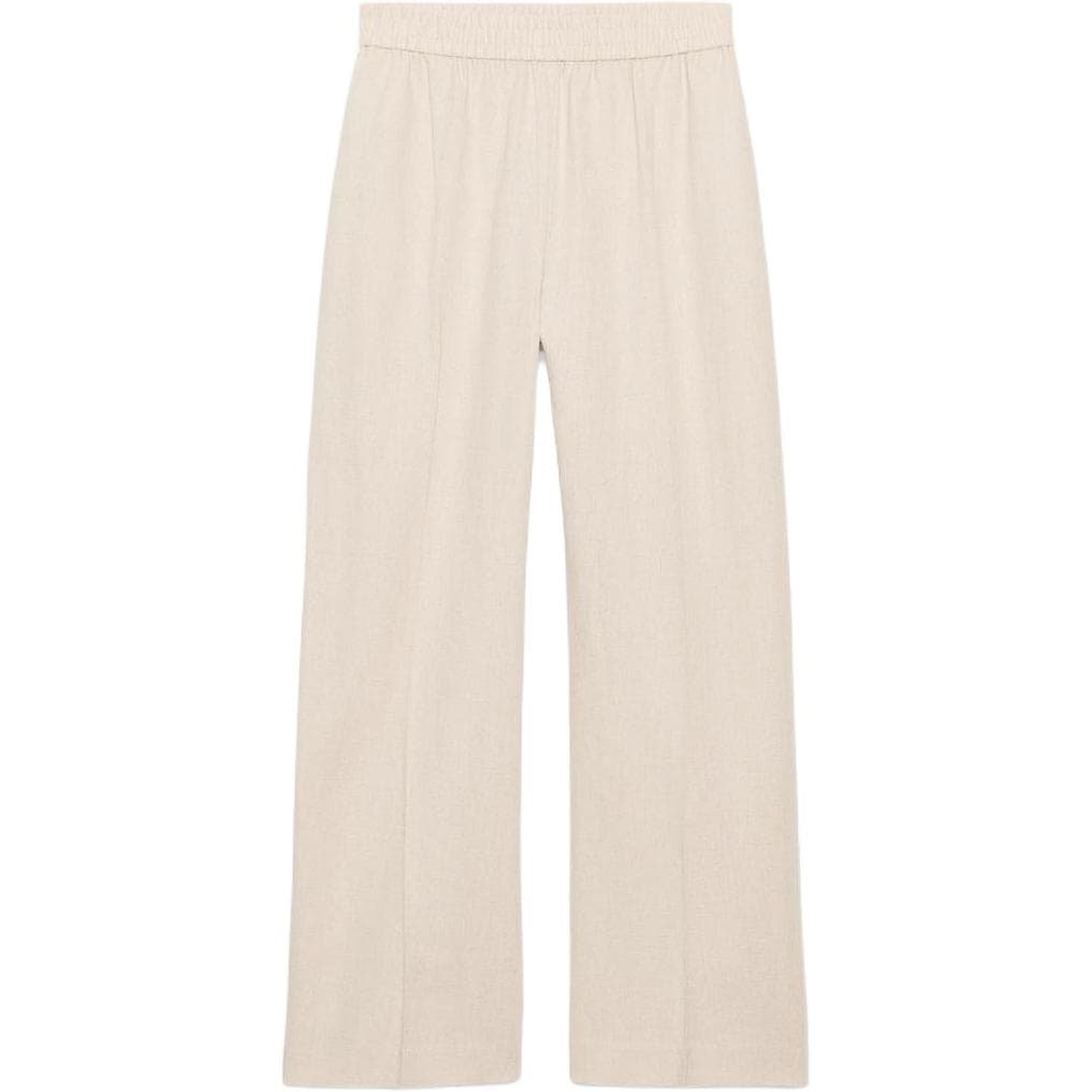 Штаны ZARA Light Beige Women's Casual Pants ZARA Светло-бежевые женские повседневные брюки - изображение 1