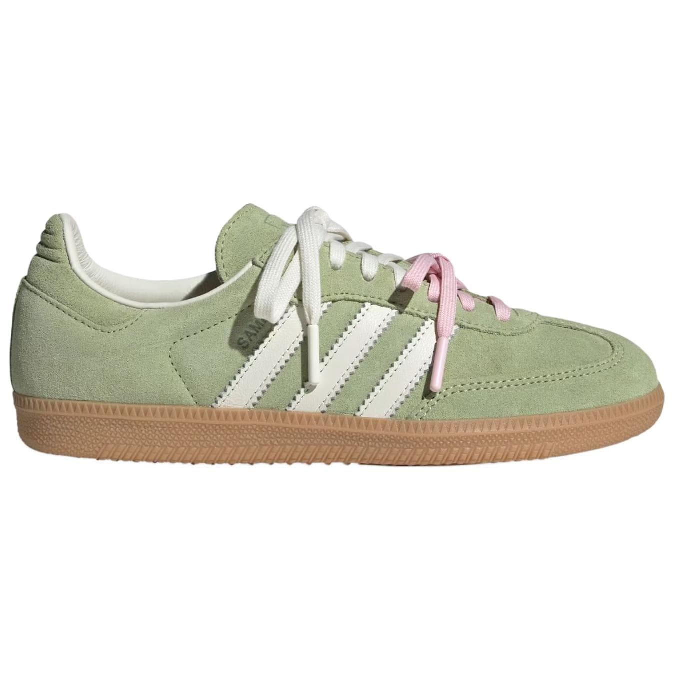 Кроссовки Adidas Originals x Молли Mae Samba Устойчивые к истиранию немецкие армейские кроссовки Женские Лаймово-зеленый - изображение 2