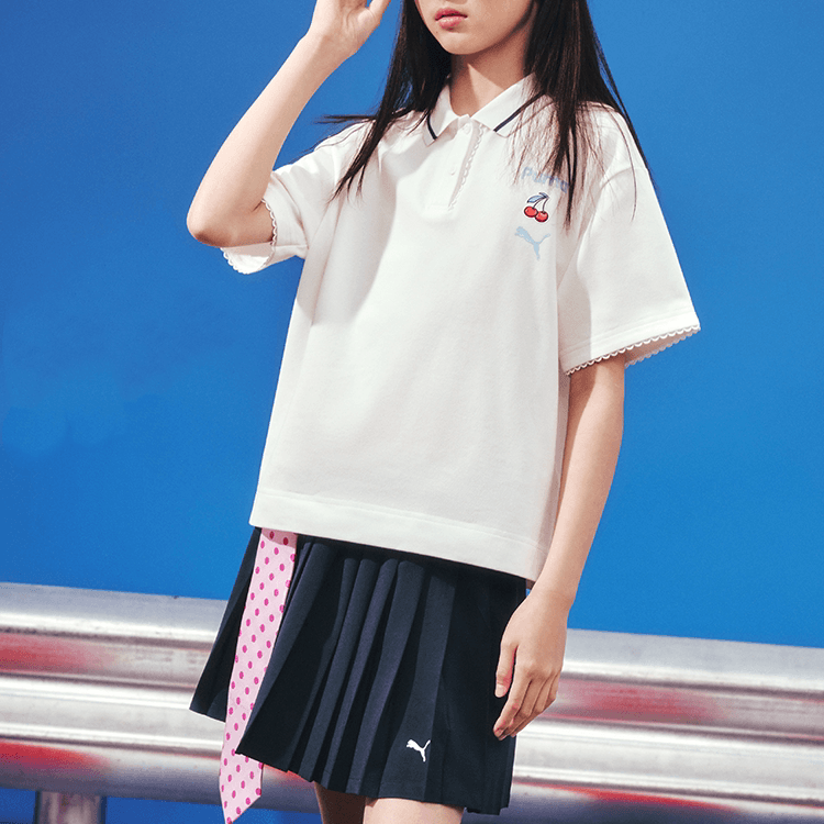 PUMA Белый Синий Тон 00318 Kids Комплекты с Юбкой - изображение 2