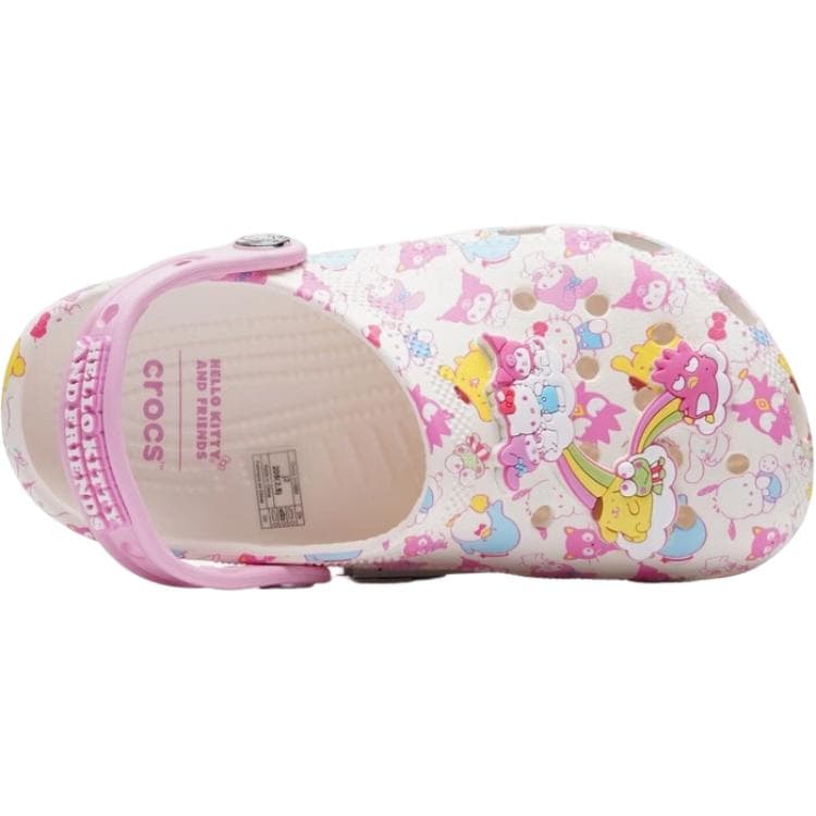 Crocs x Hello Kitty Classic clog Kids Sabo Детский Розовый Белый - изображение 4