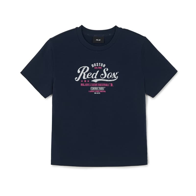 Футболка MLB Blue Women's T-Shirts MLB Синие Женские Футболки - изображение 1