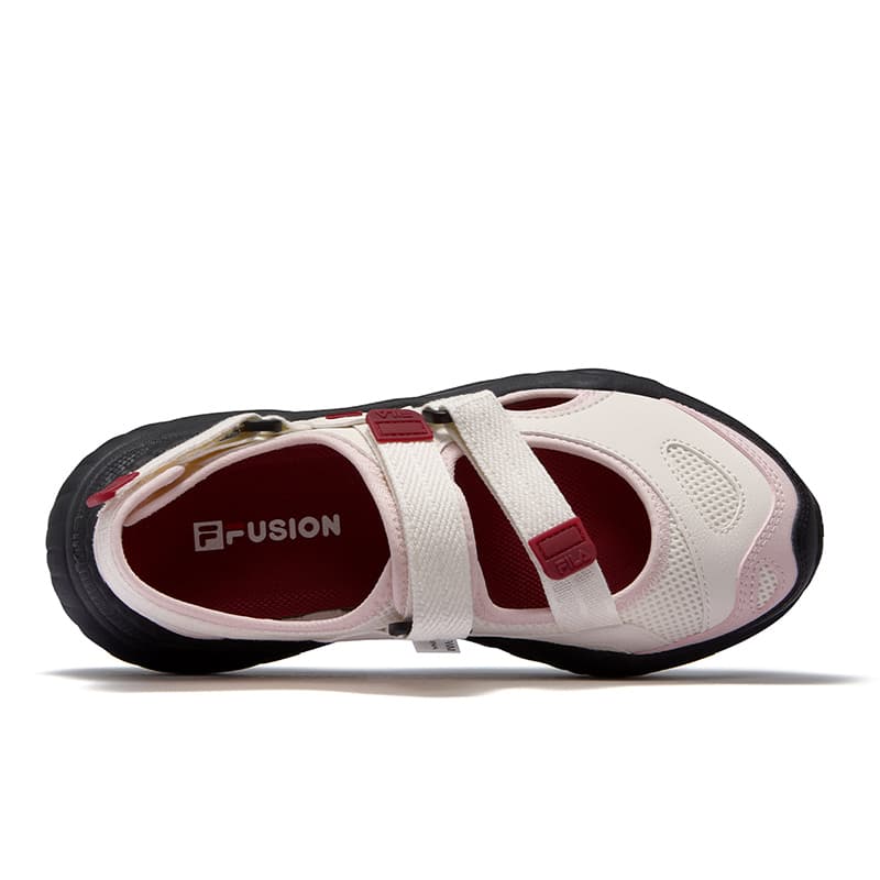 Сандалии FILA FUSION CONCH SANDAL Дышащий Обувь для водного туризма Women's White Красный - изображение 4