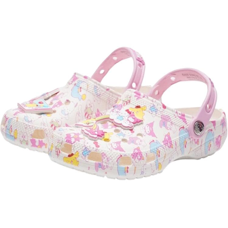 Crocs x Hello Kitty Classic clog Kids Sabo Детский Розовый Белый - изображение 3