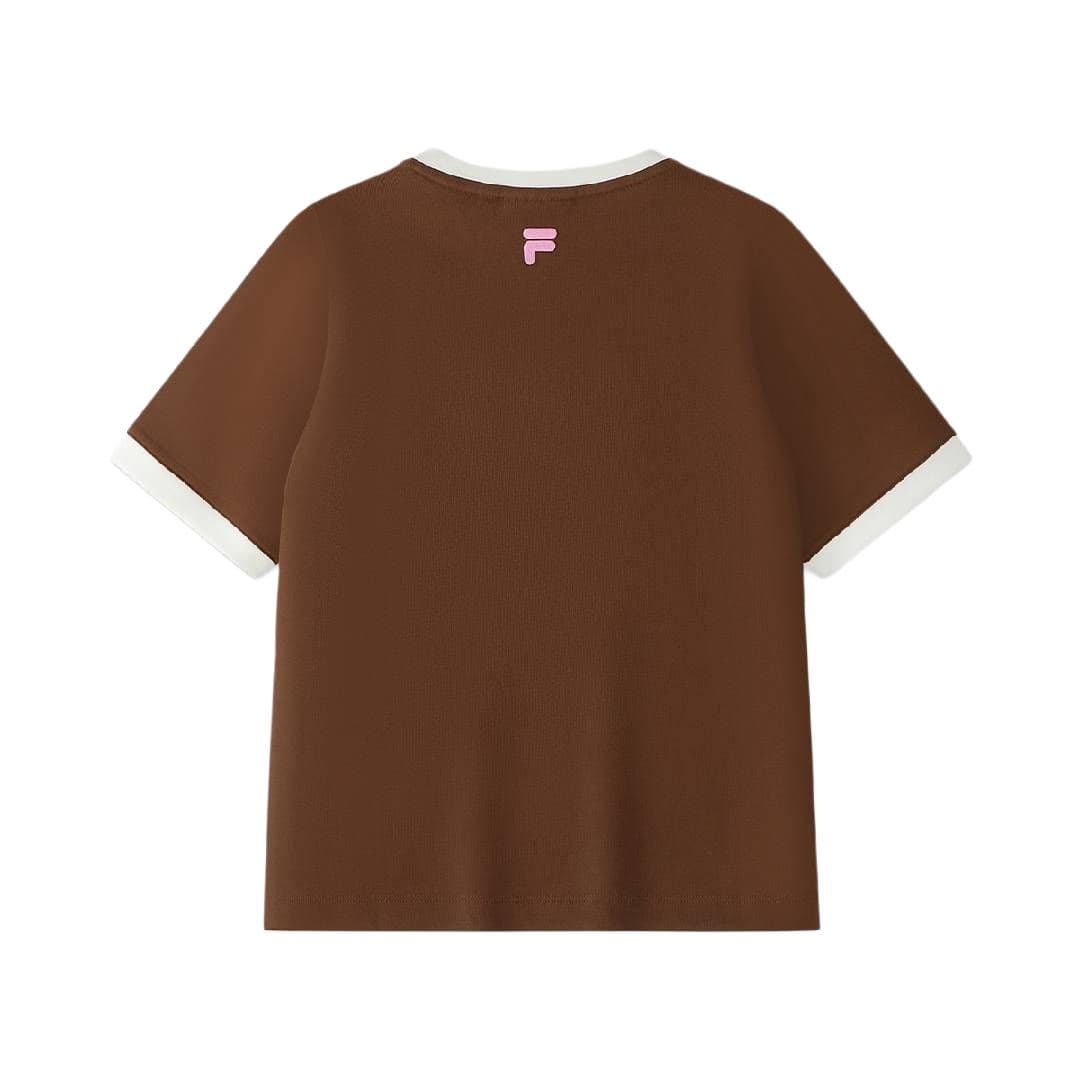 Футболка FILA FUSION Life T-Shirt Женская Mulan Коричневый - изображение 2