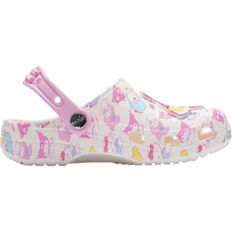 Crocs x Hello Kitty Classic clog Kids Sabo Детский Розовый Белый - изображение 2