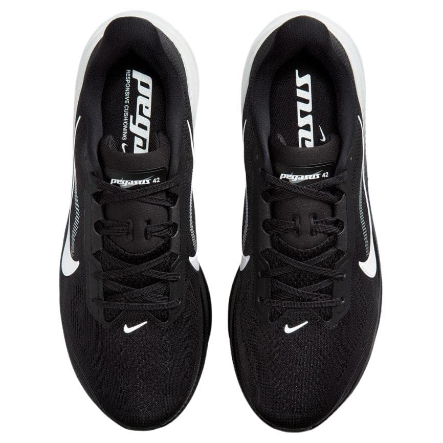 Кроссовки для бега Nike Pegasus 42 Дышащий Oтскок Low Топ Беговые кроссовки Мужской Черный белый - изображение 4
