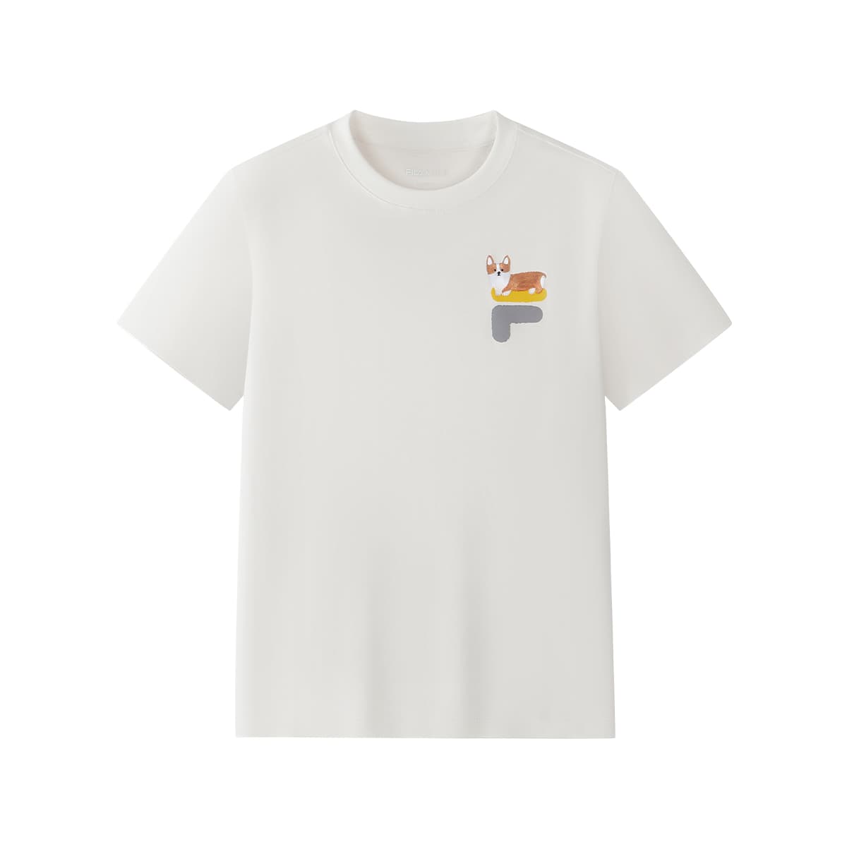 Футболка FILA KIDS Короткий рукав T-рубашка Cloud White Детская - изображение 1