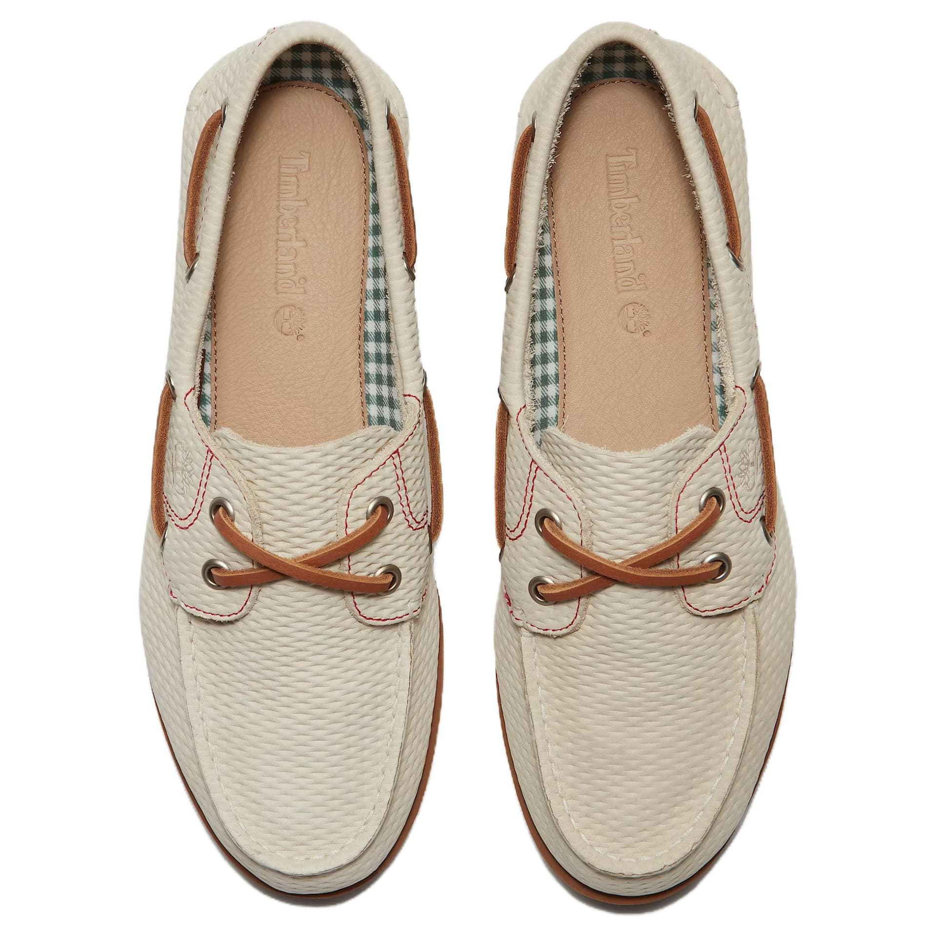 Timberland Classic Boat Кожа Топсайдеры Женские Экрю - изображение 2