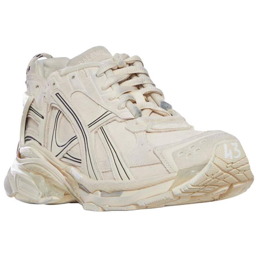 Кроссовки Balenciaga Runner Low Топ Массивные Кроссовки Мужские Бежевые - изображение 3