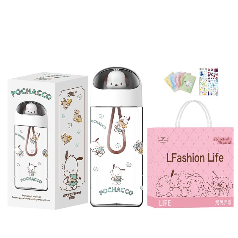 Санрио x AIKESI Hello Kitty Collection Пластиковая подставка для стакана 500 мл - изображение 5