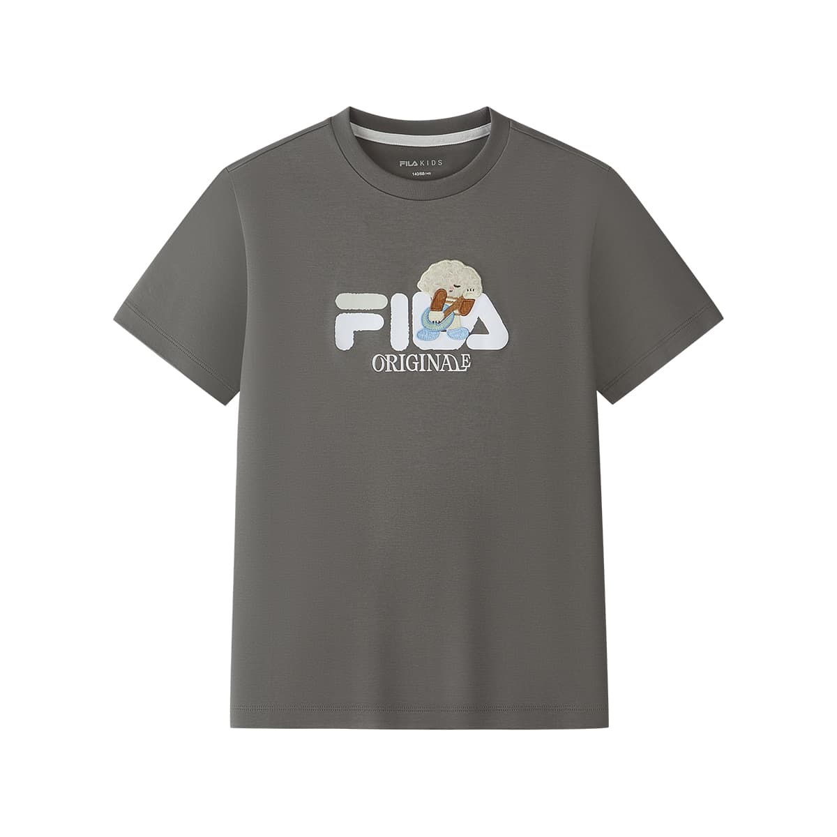 Футболка FILA KIDS Футболка Wash Серый Детский - изображение 1