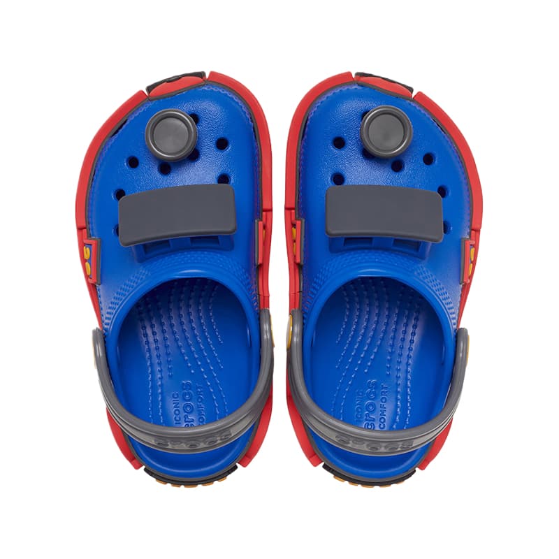 Crocs Детские сабо Low Топ Грозовой синий Углеродное волокно Серый Kids - изображение 4