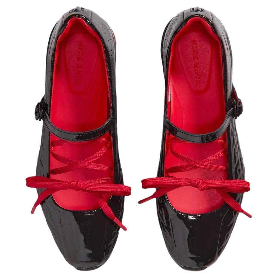 Nike SHOX Z Mary Jane Женские Туфли Черные Красные - изображение 4