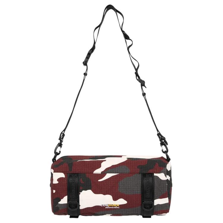 Сумка через плечо Supreme CORDURA® Хлопковая смесь Резистентная к разрыву ткань Сумка через плечо Унисекс Красная Камуфляжная - изображение 4