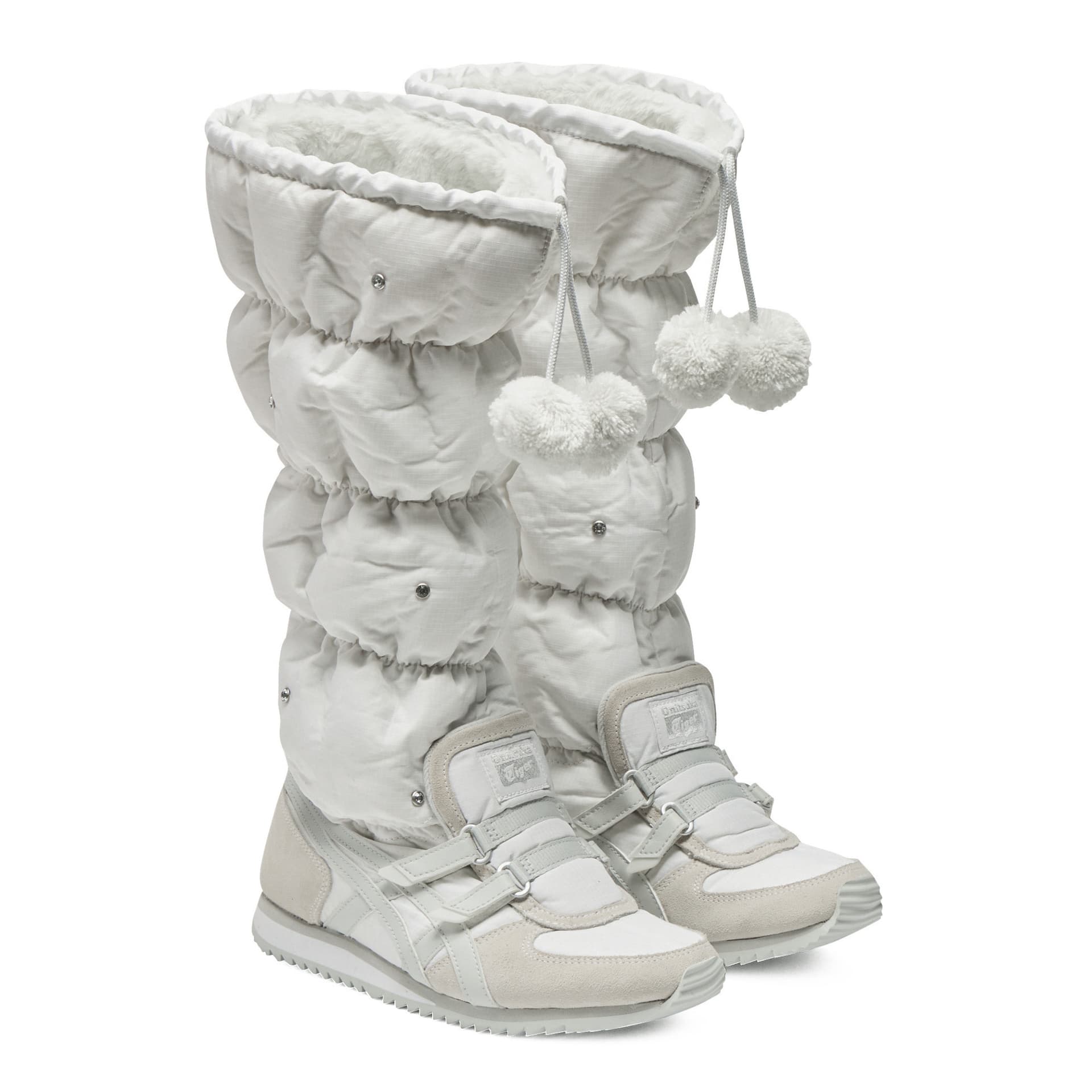 Кроссовки Onitsuka Tiger WINTER HEAVEN Высокие повседневные кроссовки для женщин белые - изображение 3