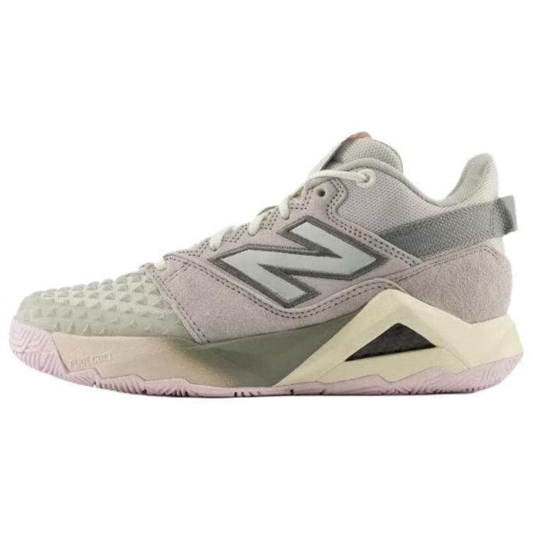 Кроссовки для тенниса New Balance Coco Gauff Текстиль Свинская кожа Отскок Теннисные Кроссовки Женские Серые - изображение 1