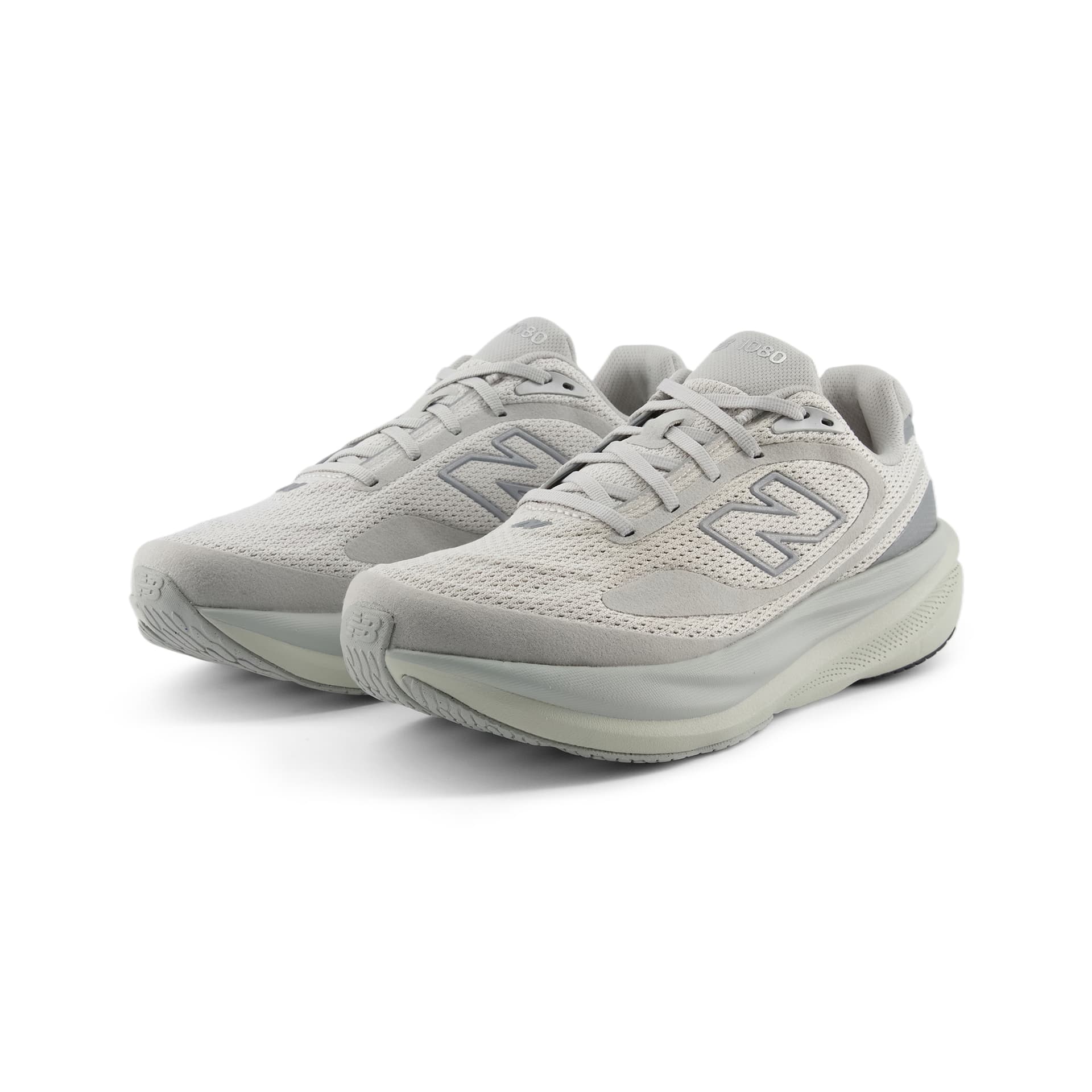 Кроссовки для бега New Balance 1080v15 Беговые кроссовки Мужской Светло-серый - изображение 3