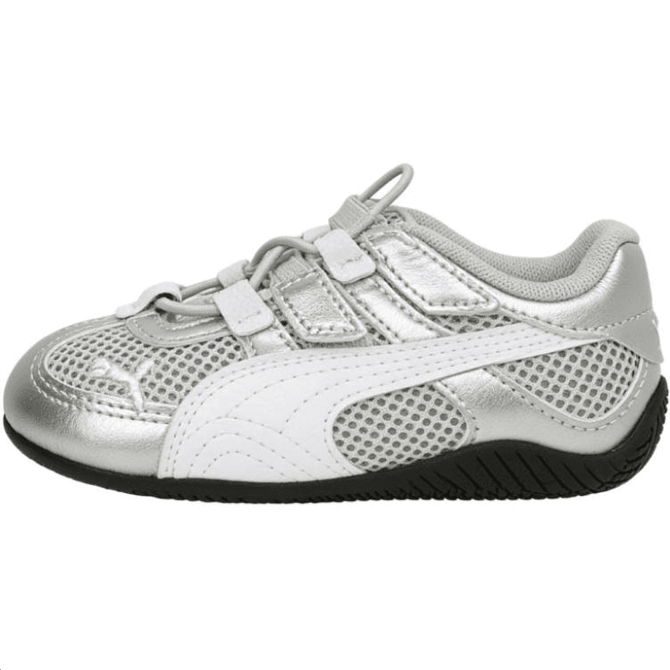 Кроссовки PUMA Speedcat Go Low Топ Обувь для малышей Серебристо-белый Infant and Toddler - изображение 1