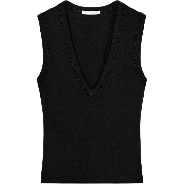 Майка ZARA Черные Женские Майки - изображение 1
