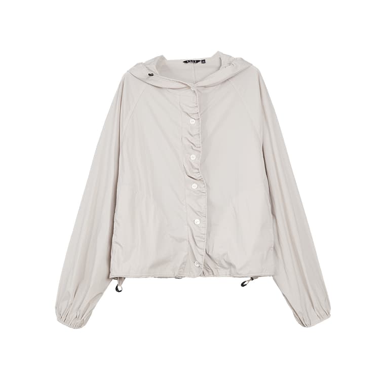 ELLE Light Pink Women's Short Coat ELLE Светло-розовый женский короткий пальто - изображение 1