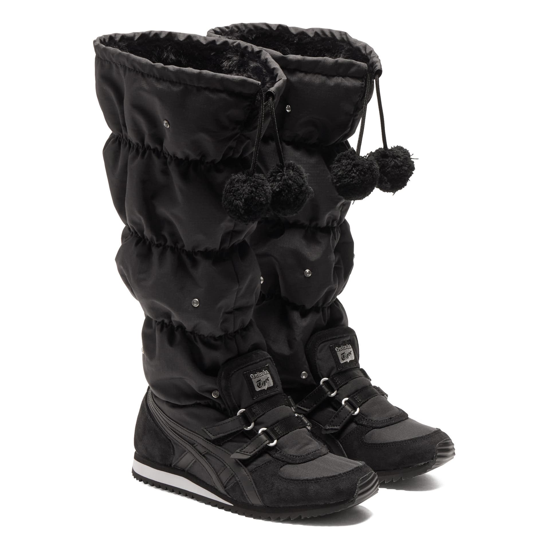 Кроссовки Onitsuka Tiger WINTER HEAVEN Высокие повседневные кроссовки Женские Черные - изображение 3