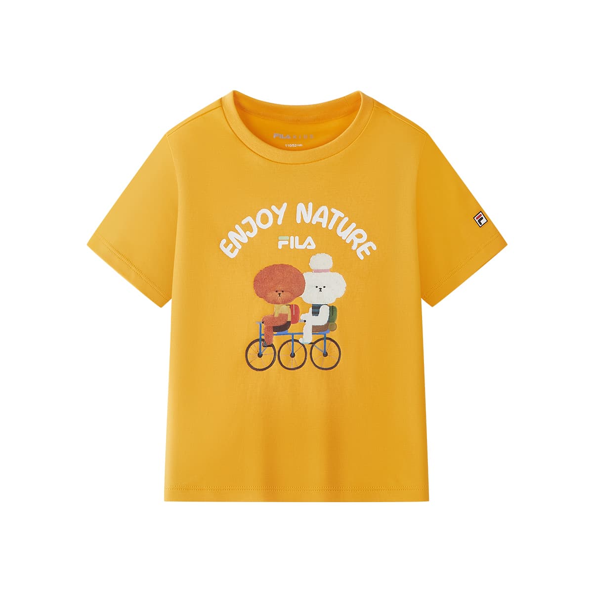 Футболка FILA KIDS Daylily Апельсин Kids T-рубашки - изображение 1