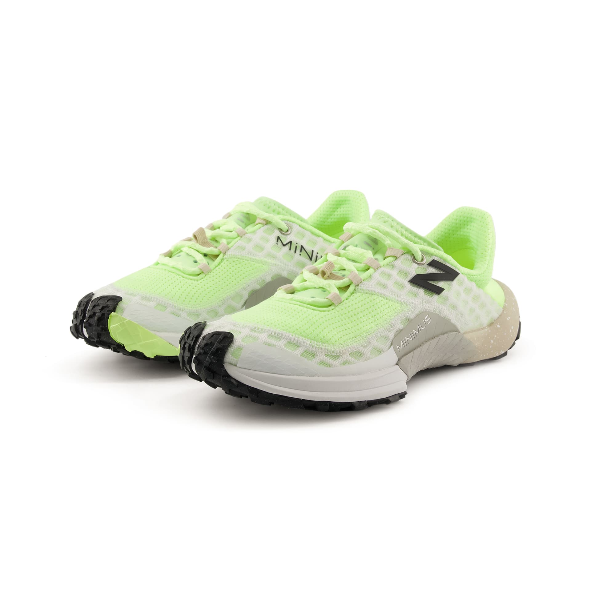 Кроссовки New Balance Minimus Trail Беговые кроссовки Женские Ярко-зеленый - изображение 3