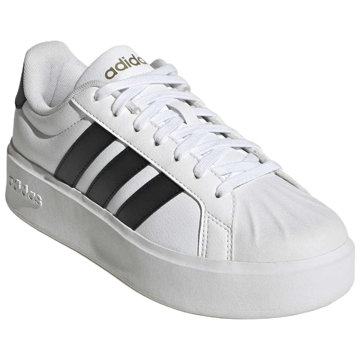 Кроссовки Adidas STREETTALK Износостойкий Поддержка Скейтборд Обувь Women's White - изображение 3