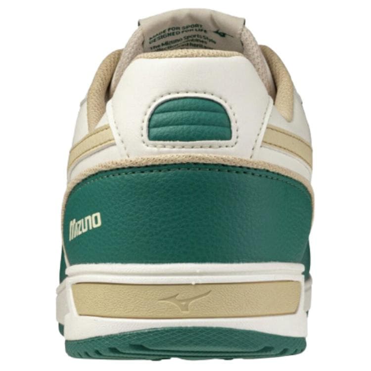 Кроссовки для гольфа Mizuno City Wind Противоскользящая обувь для гольфа унисекс экрю зеленая - изображение 4