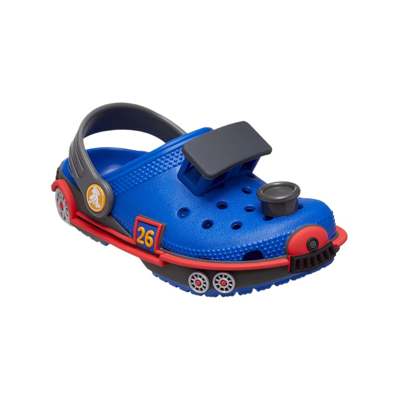 Crocs Детские сабо Low Топ Грозовой синий Углеродное волокно Серый Kids - изображение 3