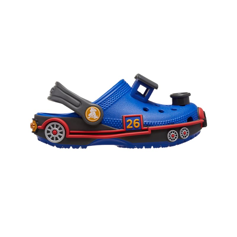 Crocs Детские сабо Low Топ Грозовой синий Углеродное волокно Серый Kids - изображение 2