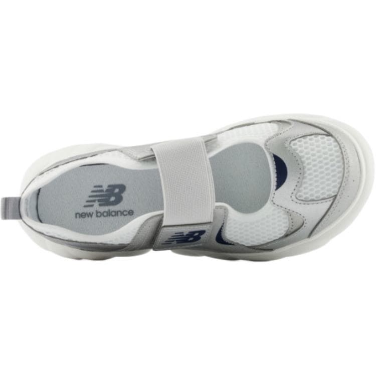 Сандалии New Balance NB 230 Ткань Устойчивая к истиранию Дышащие Поддерживающие Детские Сандалии Серебристый Белый Подростки - изображение 3