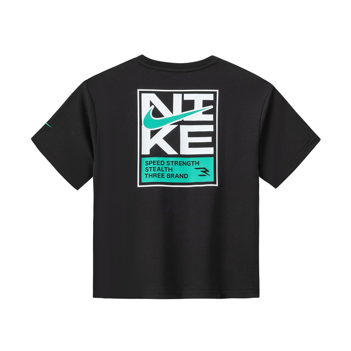Футболка NIKE 3Brand Короткий рукав Т-рубашка Летняя Детская - изображение 2