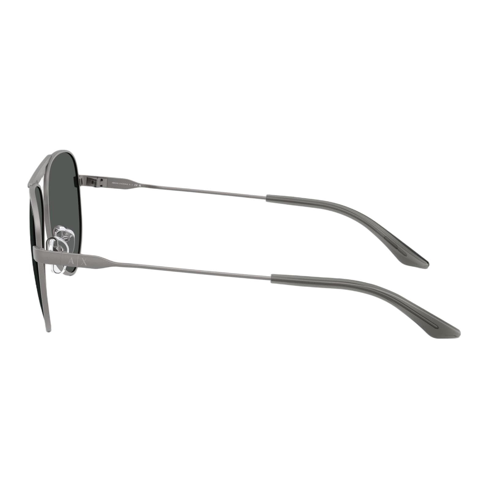 Солнцезащитные очки ARMANI EXCHANGEAE Металлические Aviator Солнцезащитные очки Унисекс Темно-серый - изображение 5