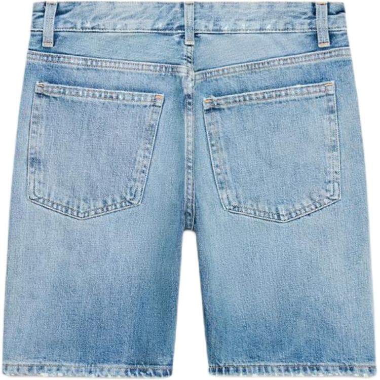 ZARA Trf Blue Women's Denim Shorts ZARA Trf Синий Женские Джинсовые Шорты - изображение 2