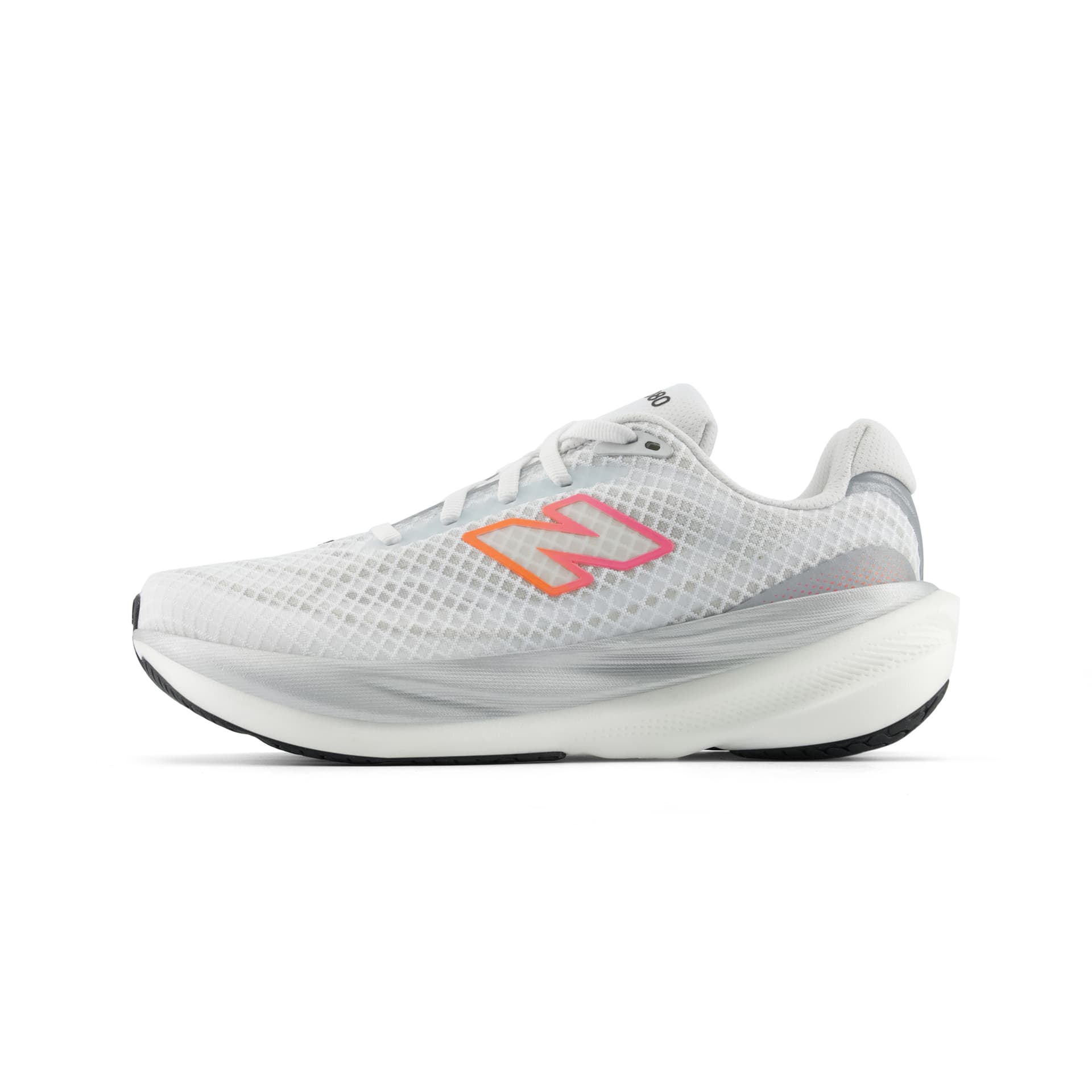 Кроссовки для бега Кроссовки для бега New Balance 1080v15 Женские Серый Белый B Ширина корпуса - изображение 1