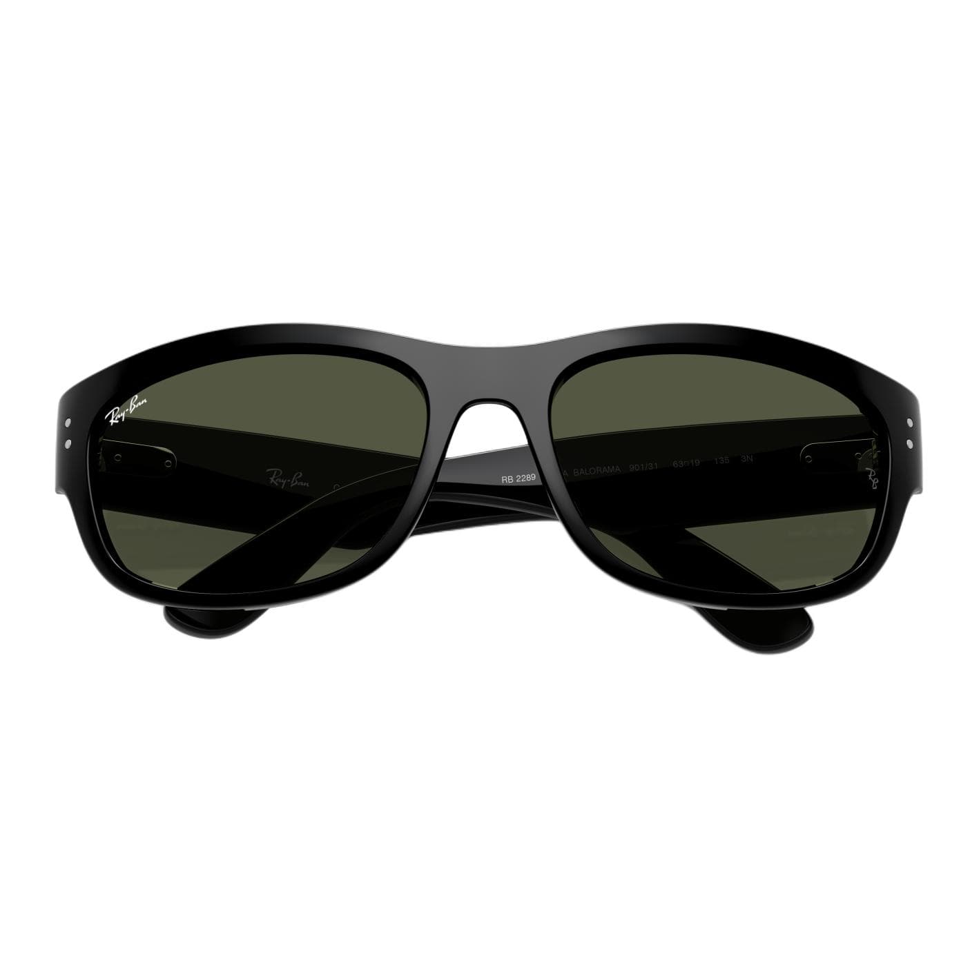 Солнцезащитные очки RayBan Фигурные Солнцезащитные Очки Унисекс Черные - изображение 5