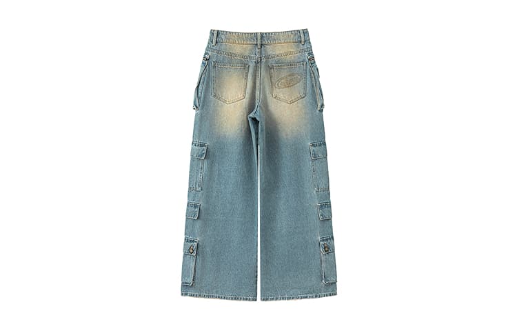 Джинсы CHUU Medium Denim Blue Women's Jeans CHUU Средний деним синий женский джинсы - изображение 2
