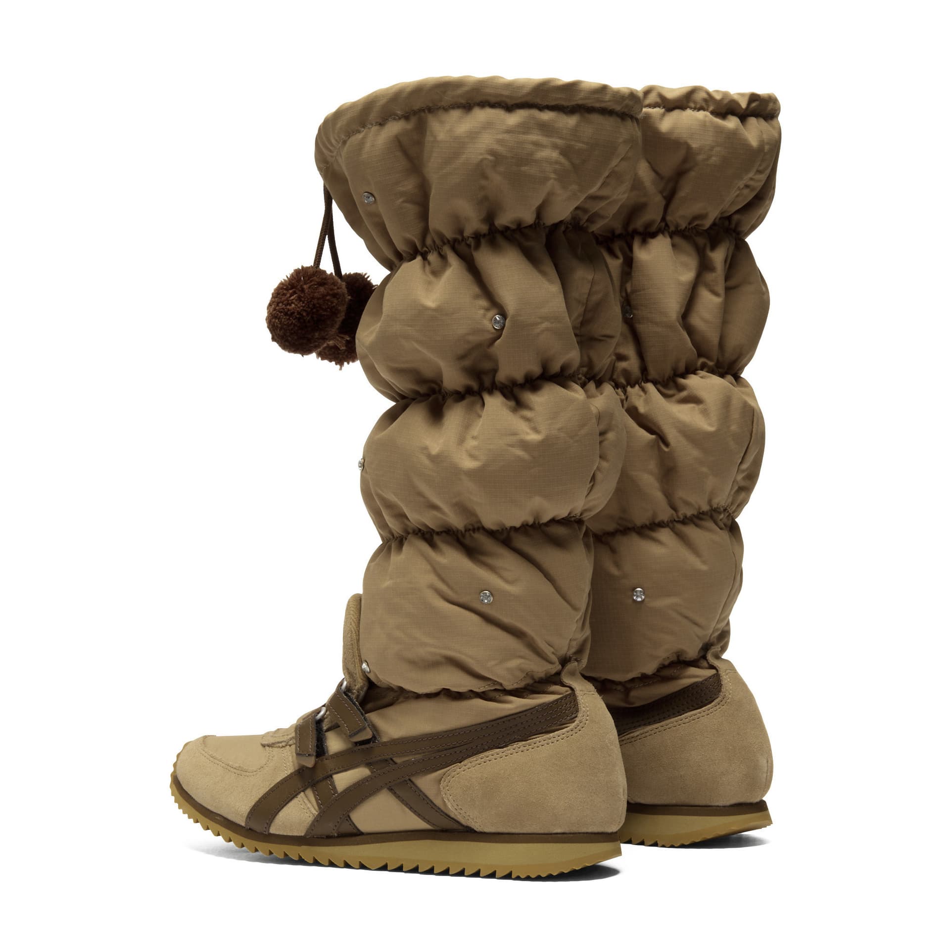 Кроссовки Onitsuka Tiger WINTER HEAVEN Высокие повседневные кроссовки женские коричневые - изображение 4