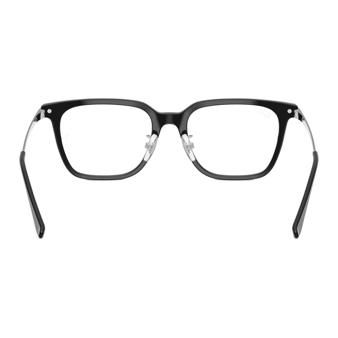 Оправа RayBan Пластик и Металл Квадратные Очки с Диоптриями Унисекс Черные - изображение 4