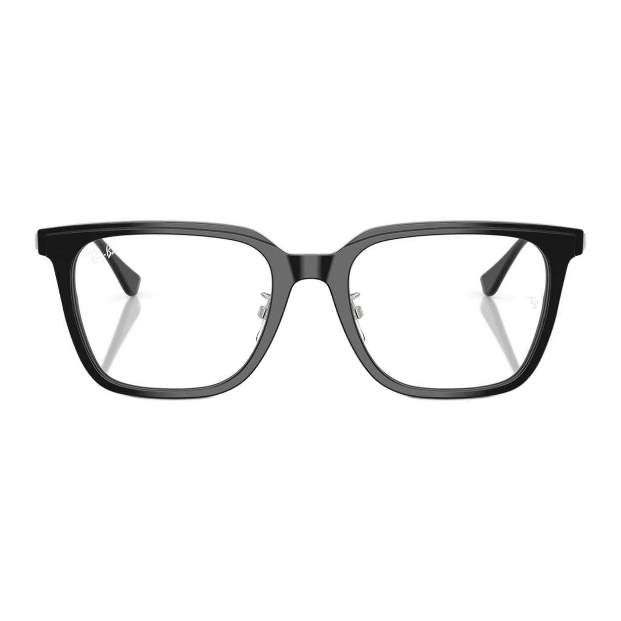 Оправа RayBan Пластик и Металл Квадратные Очки с Диоптриями Унисекс Черные - изображение 2